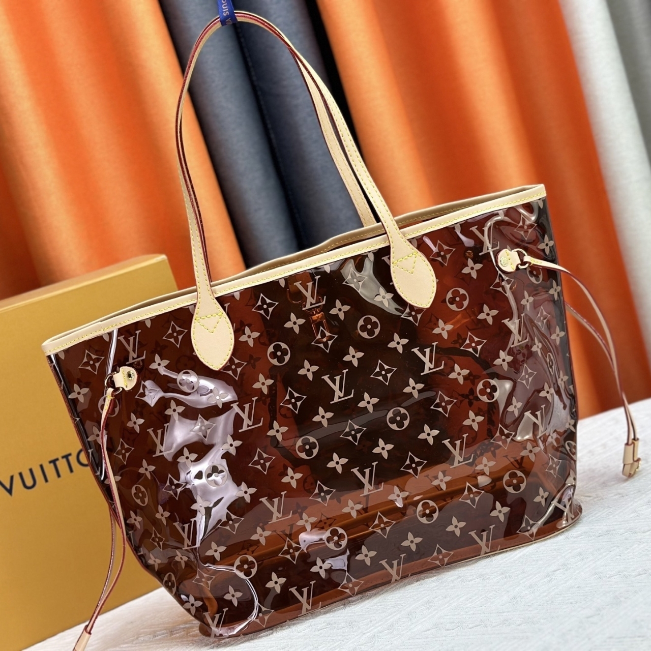 Louis Vuitton Dubai Nevefull MM Bag Blue 31Cm - Image 5