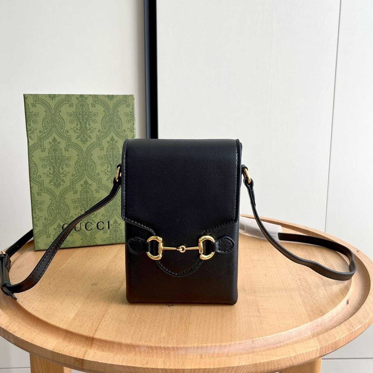 Gucci Horsebit 1955 Mini Bag Black 17Cm 625615 0YK0G 1000 - Image 2