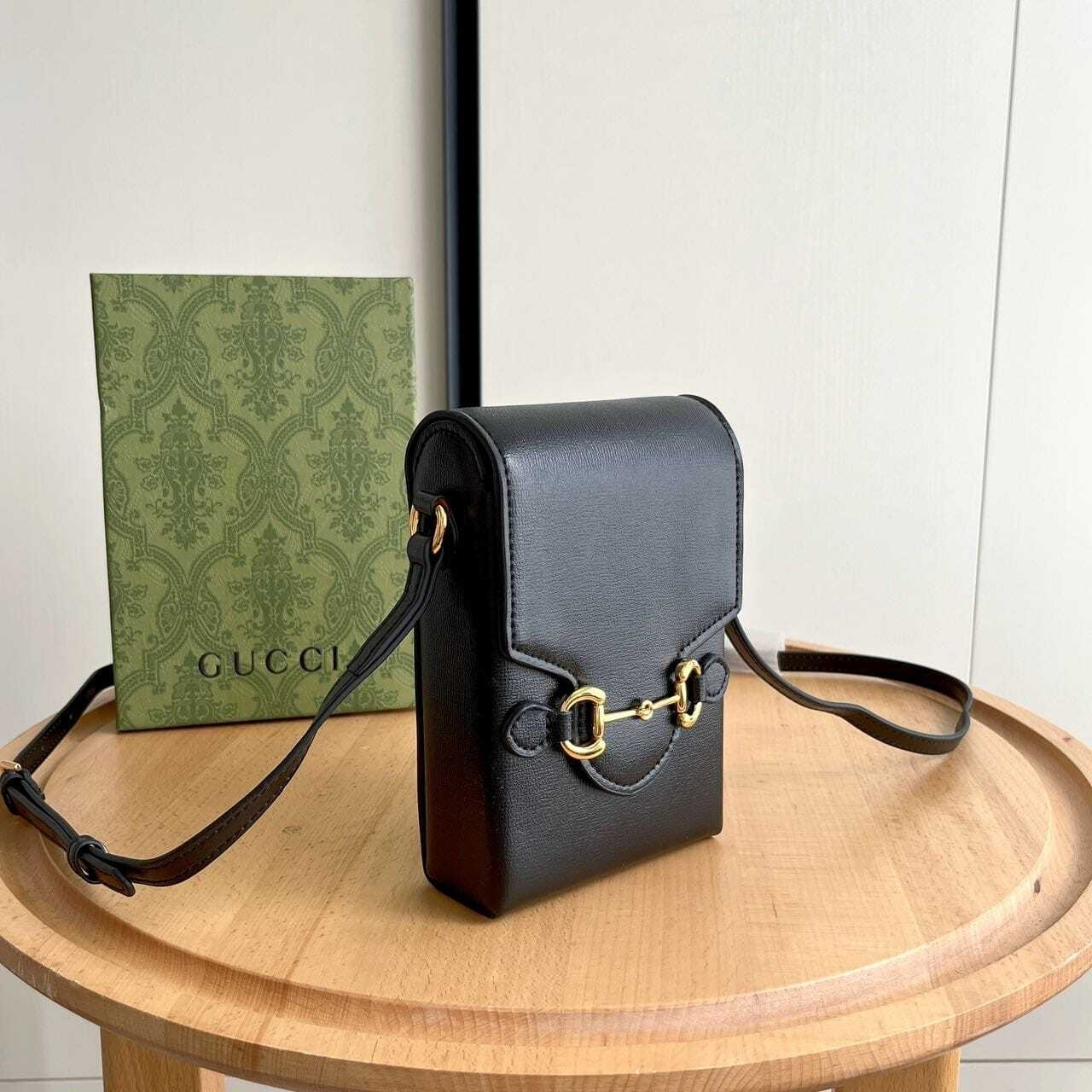 Gucci Horsebit 1955 Mini Bag Black 17Cm 625615 0YK0G 1000 - Image 3