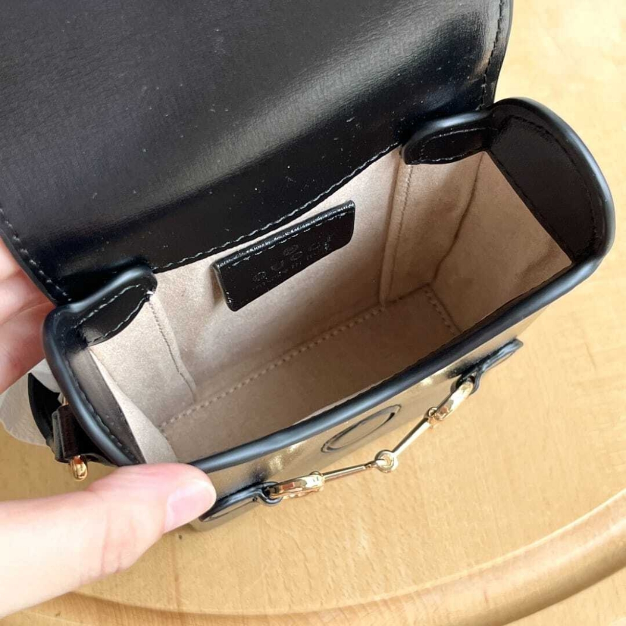 Gucci Horsebit 1955 Mini Bag Black 17Cm 625615 0YK0G 1000 - Image 4