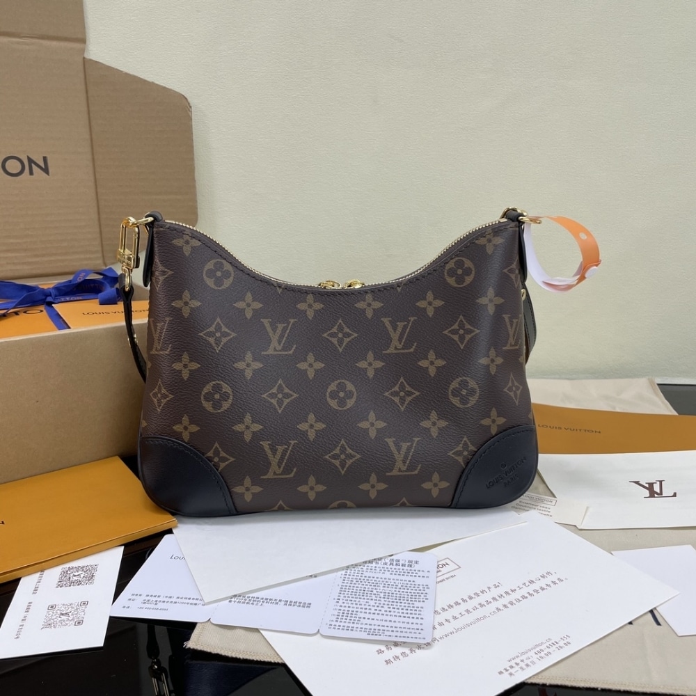 Super Vip 1:1 – Louis Vuitton Boulogne PM Monogram Black 29Cm M45831 - Image 3