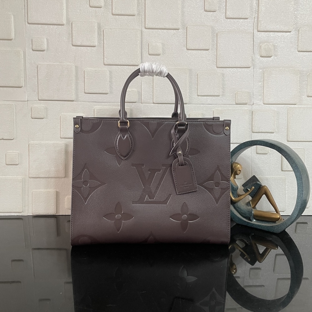 Super Vip 1:1 – Louis Vuitton Onthego MM Bag Monogram Wine Red 35Cm M12967 - Image 2