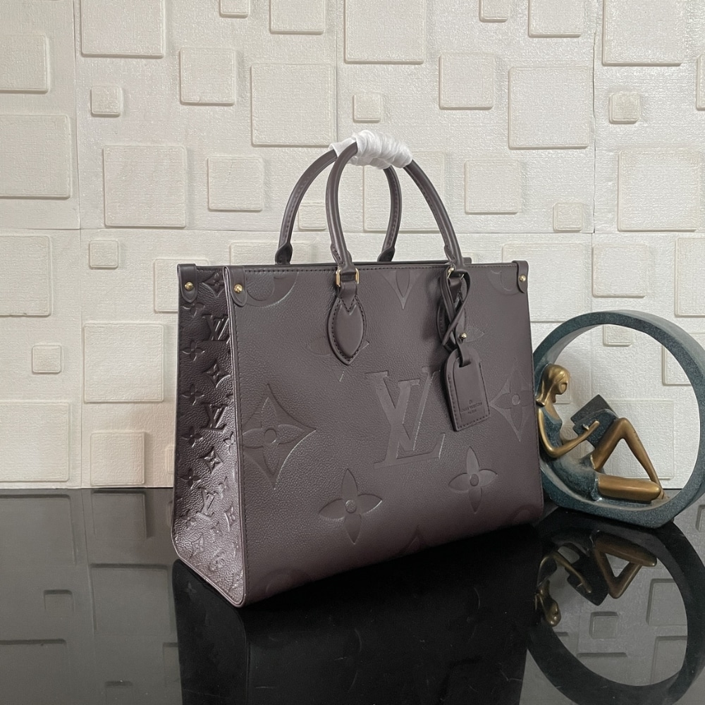 Super Vip 1:1 – Louis Vuitton Onthego MM Bag Monogram Wine Red 35Cm M12967 - Image 4