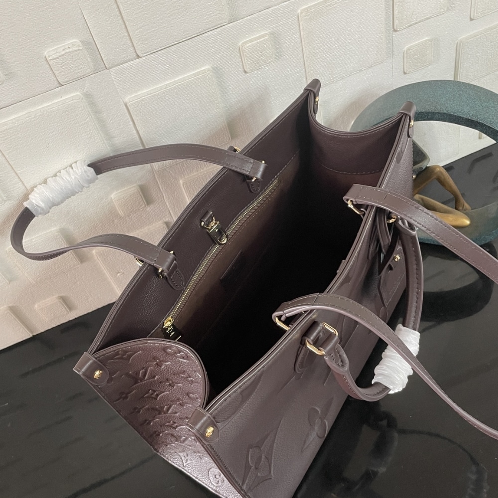 Super Vip 1:1 – Louis Vuitton Onthego MM Bag Monogram Wine Red 35Cm M12967 - Image 5