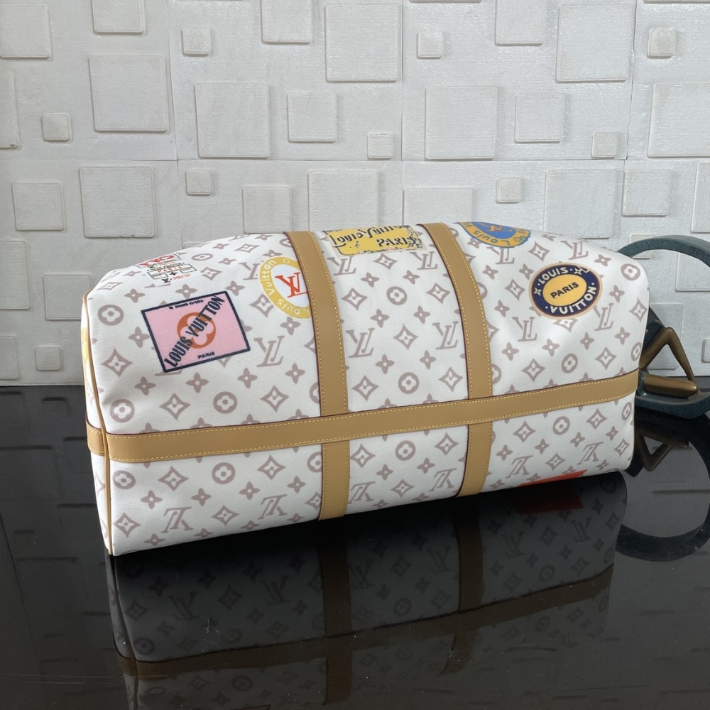 Super Vip 1:1 – Louis Vuitton Keepall Bandoulière 45 Bag Monogram Dune Coated Canvas 45Cm M14736 - Image 6