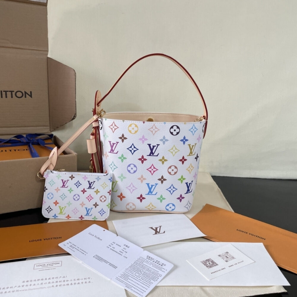 Alternative view of Super Vip 1:1 – Louis Vuitton x Murakami All In BB White 18Cm M13089