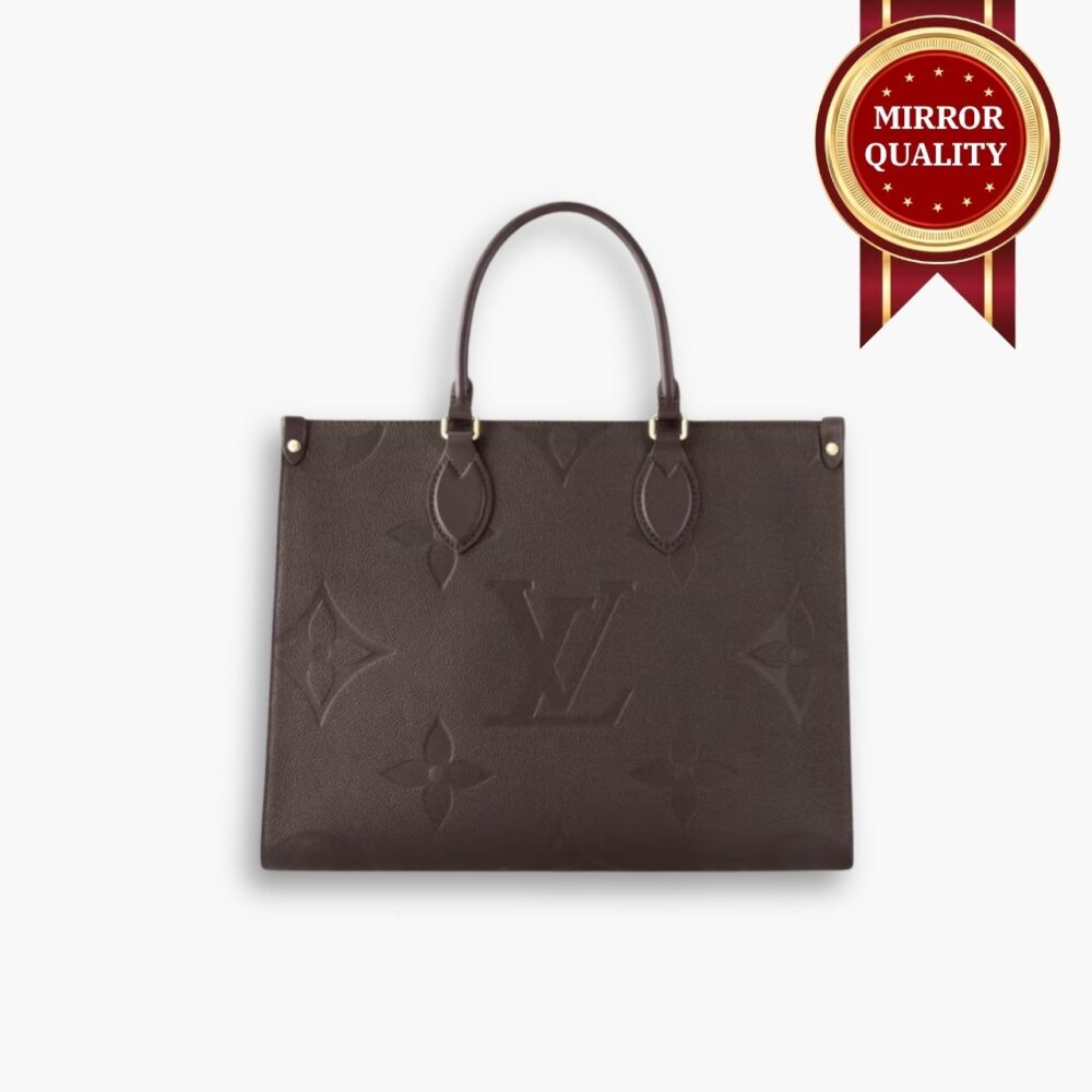 Mirror Quality – Louis Vuitton Onthego MM Bag Monogram Wine Red 35Cm M12967