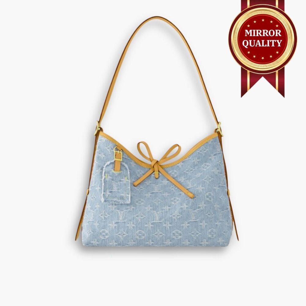 Mirror Quality – Louis Vuitton CarryAll PM Bag Denim Blue 29Cm M11462