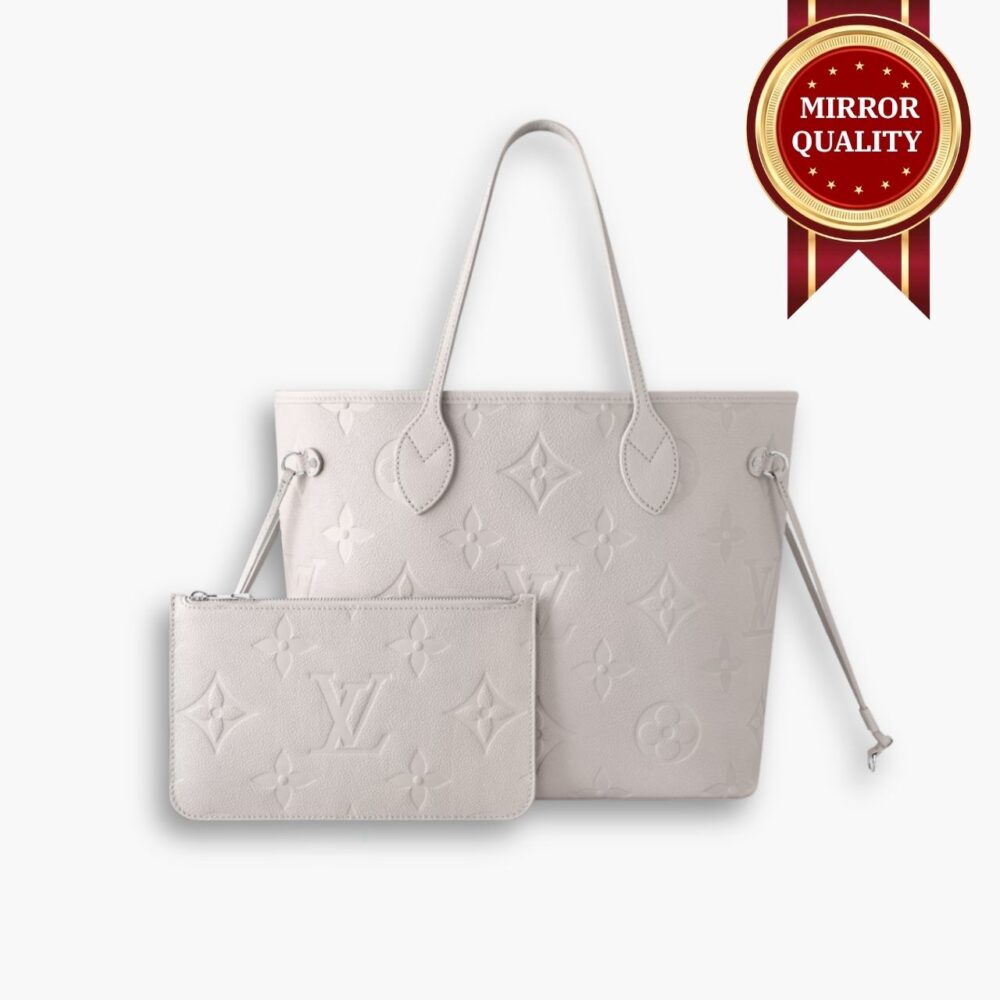 Mirror Quality – Louis Vuitton Neverfull MM Brume Gray 31Cm M13758