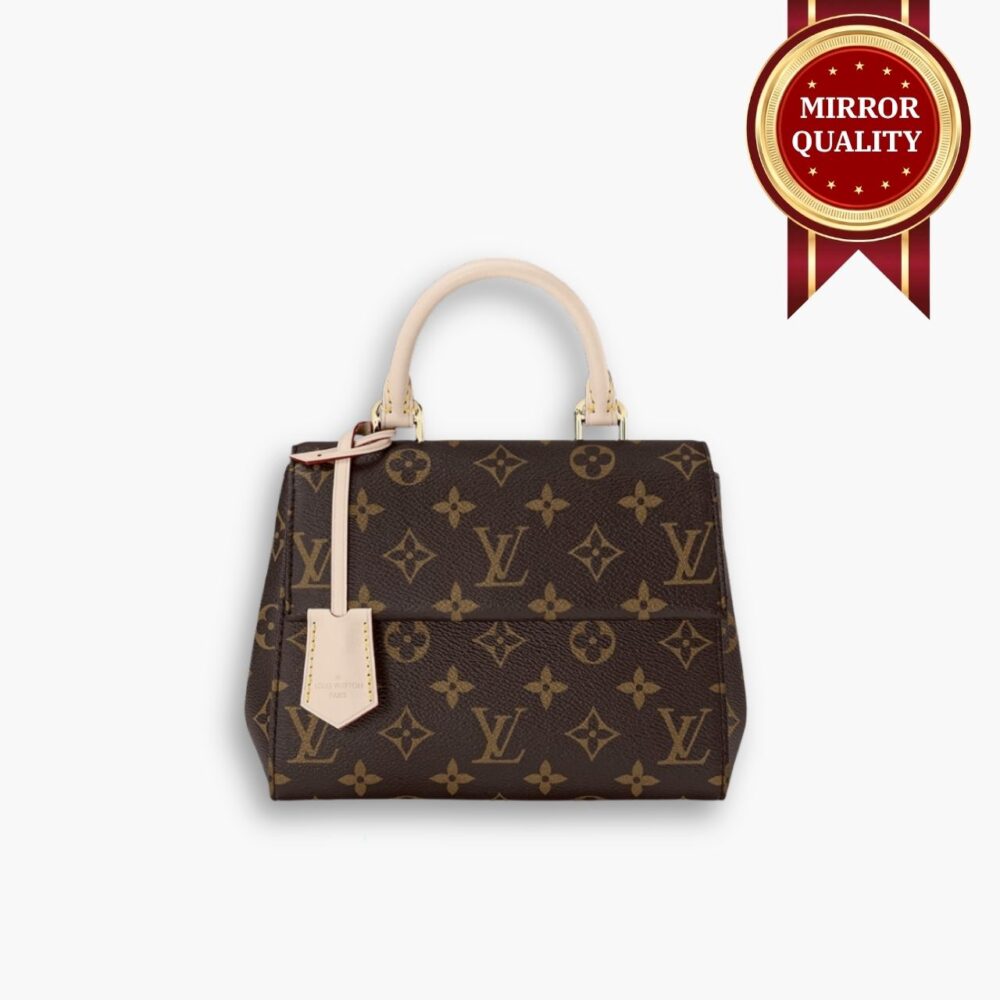 Mirror Quality – Louis Vuitton Cluny BB Bag Monogram Brown 28Cm M46372