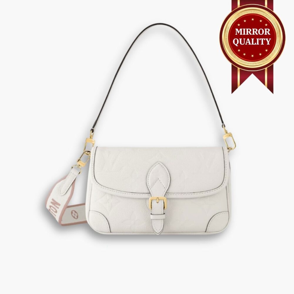 Mirror Quality – Louis Vuitton Diane Bag Creme 23Cm M46388