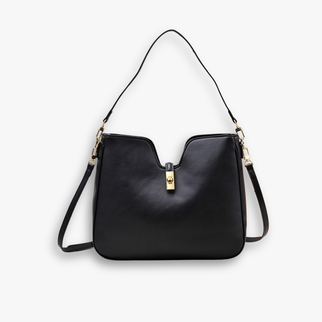 Louis Vuitton Large Hobo Bag Black 36Cm