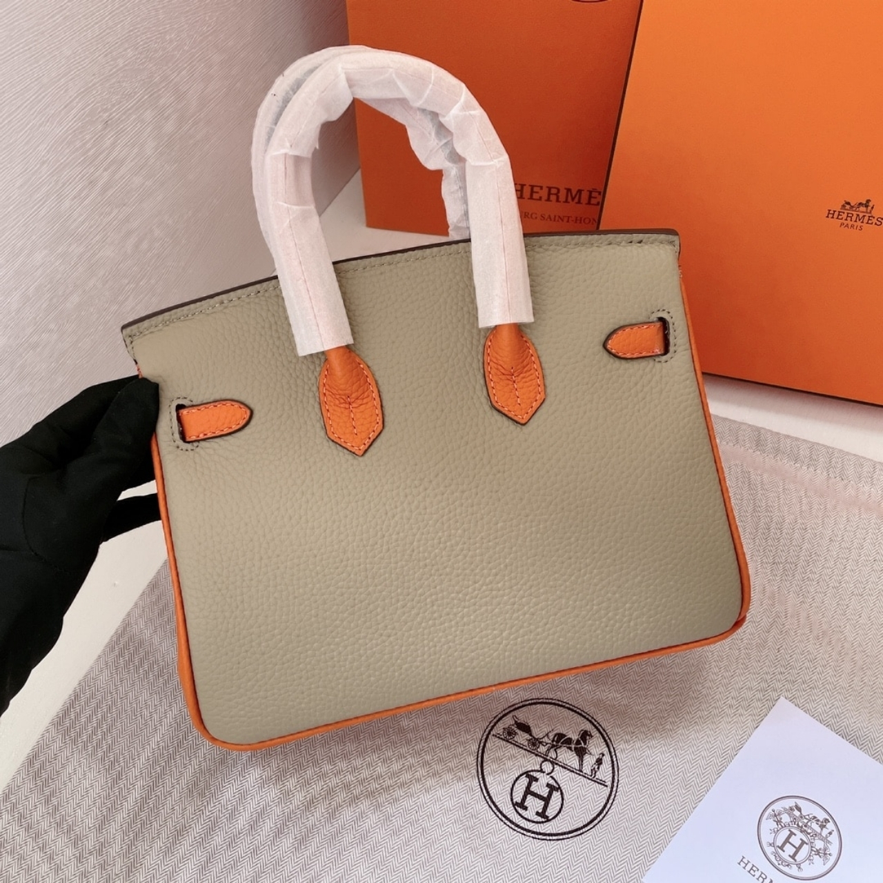 Hermes Birkin Mini Gold Hardware Epsom Multicolor 20Cm - Image 3