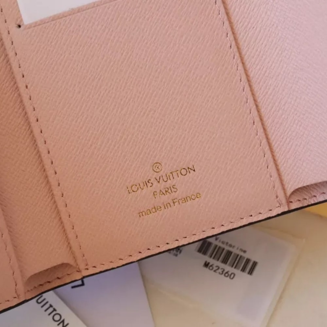 Louis Vuitton Victorine Wallet Monogram Rose Pink 12cm M62360 - Image 6
