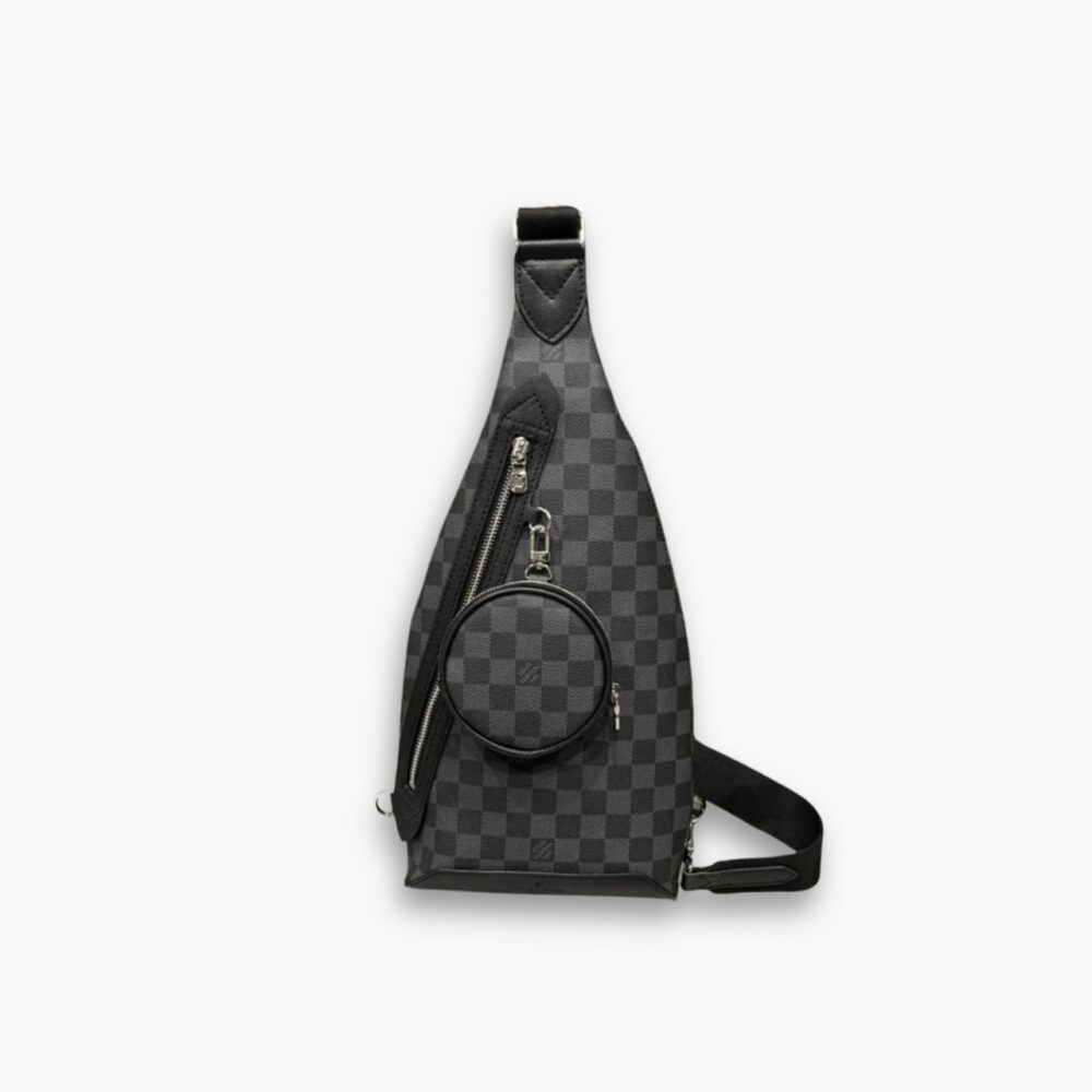 Louis Vuitton Duo Sling Bag Caro Black 42Cm M30936