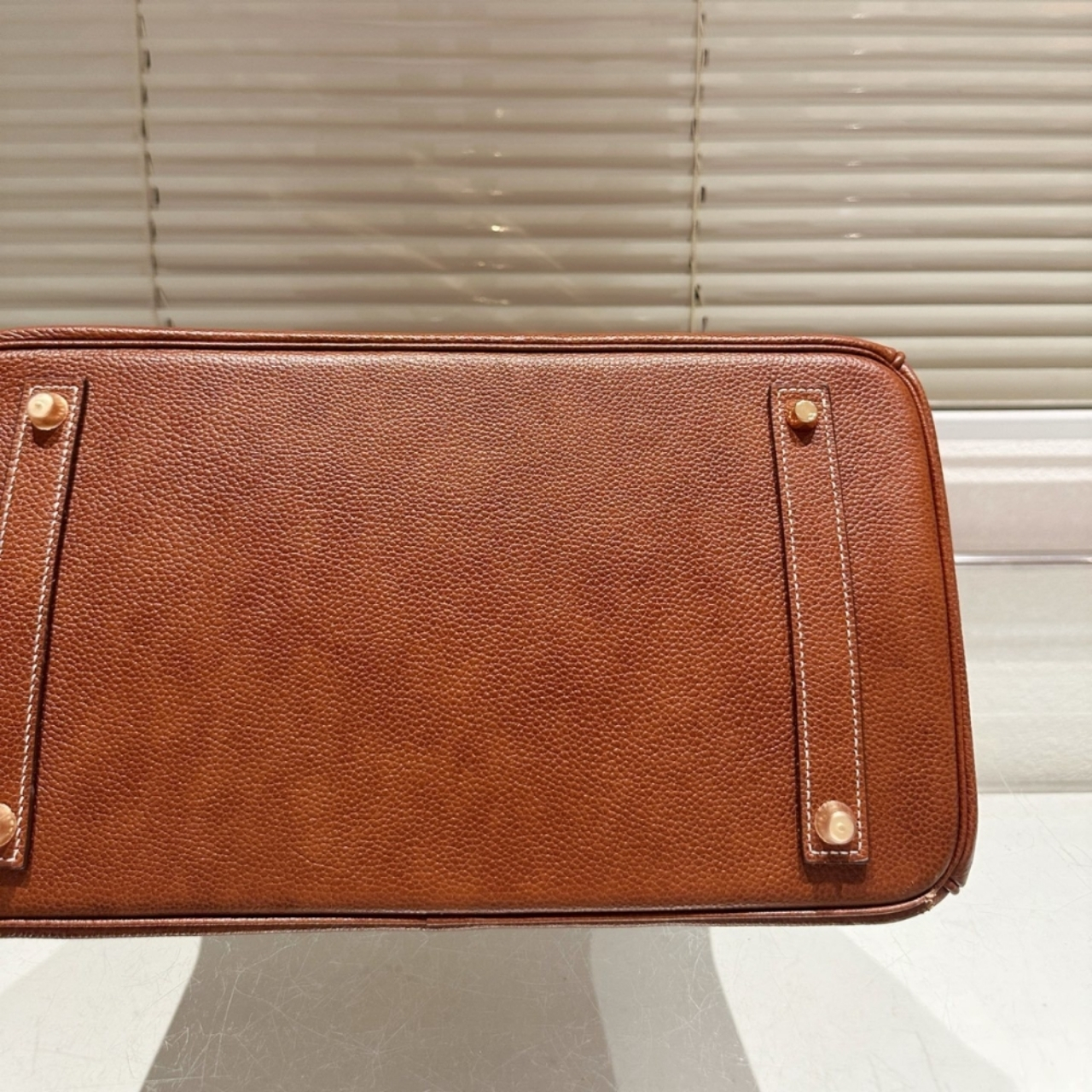 Hermes Birkin 30 Barenia Faubourg Fauve Gold Hardware Brown 35Cm - Image 8