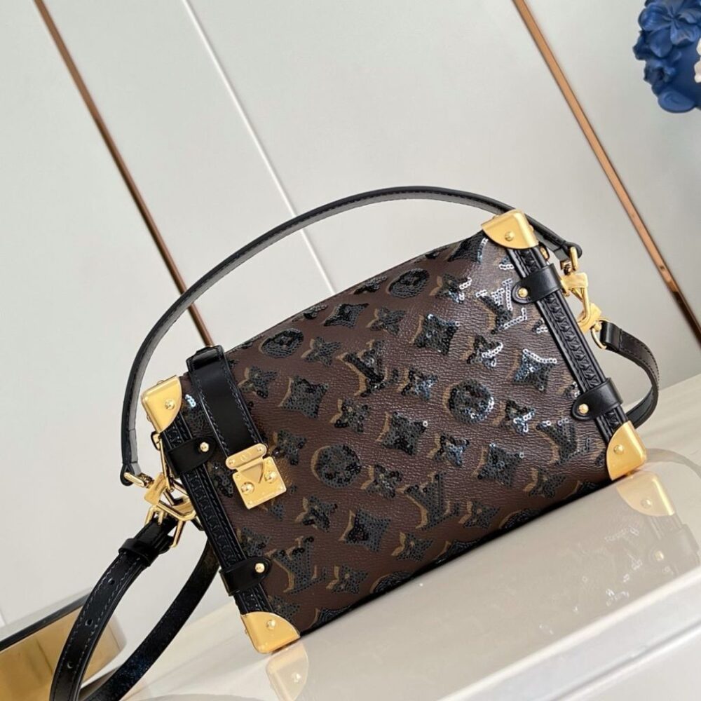 Alternative view of Louis Vuitton Side Trunk MM Monogram Canvas Brown 23Cm M27036