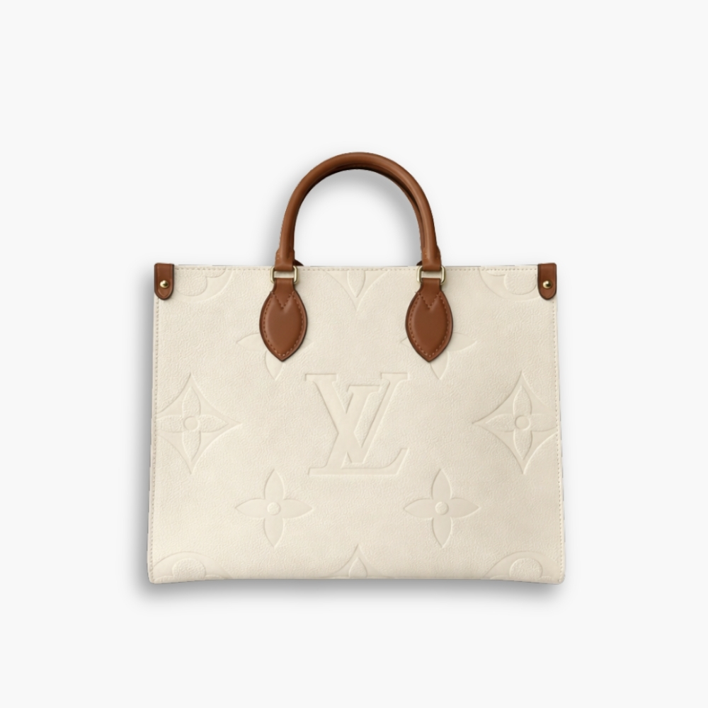 Louis Vuitton Onthego MM White 35Cm