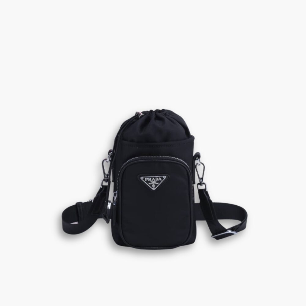 Prada Re Nylon Smartphone Case Black 18Cm