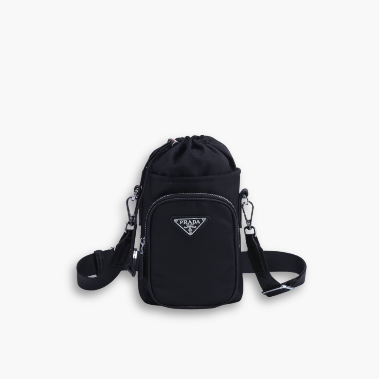 Prada Re Nylon Smartphone Case Black 18Cm