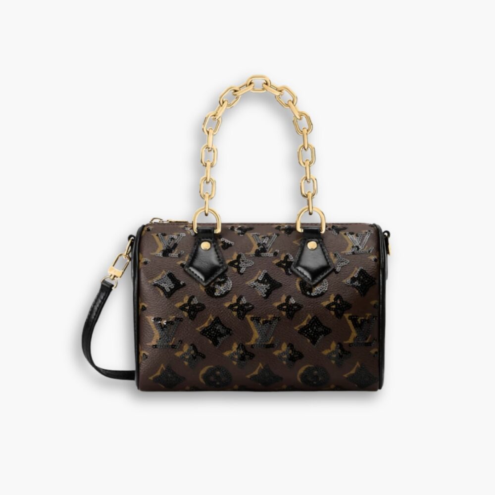 Louis Vuitton Speedy Bandouliere 20 Monogram Canvas Brown 20Cm M26314