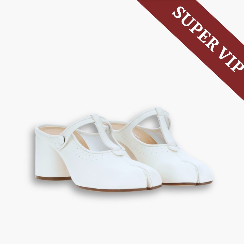 Super Vip 1:1 - Maison Margiela Tabi Mary Jane White S39WP0146P6854T1006