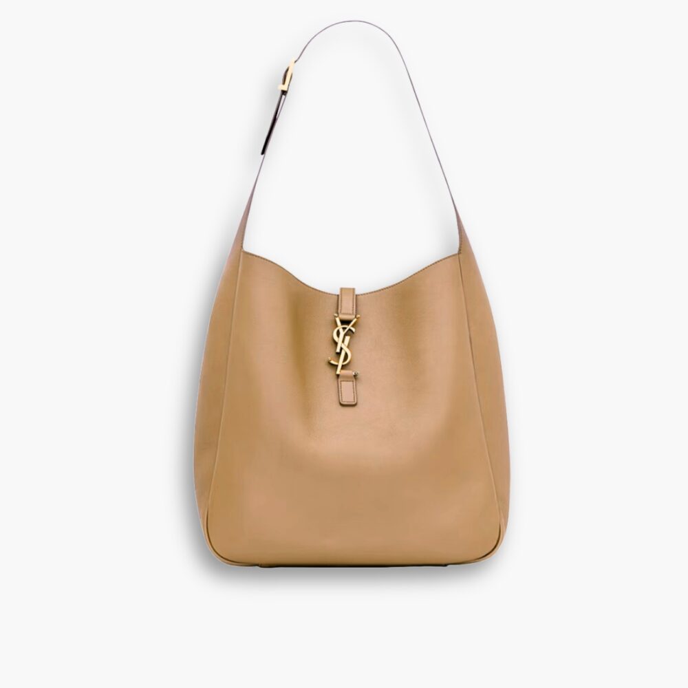 Saint Laurent Le 5 À 7 Soft Small Hobo Bag Brown 27Cm