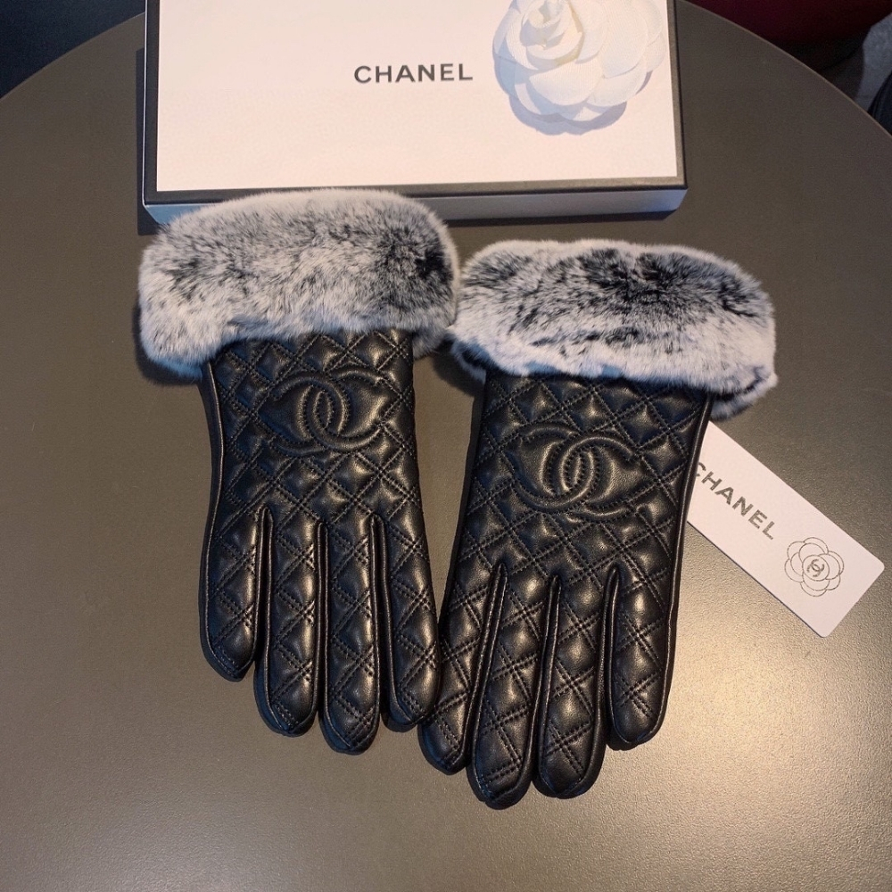 Chanel Classic Gloves Black - Image 3