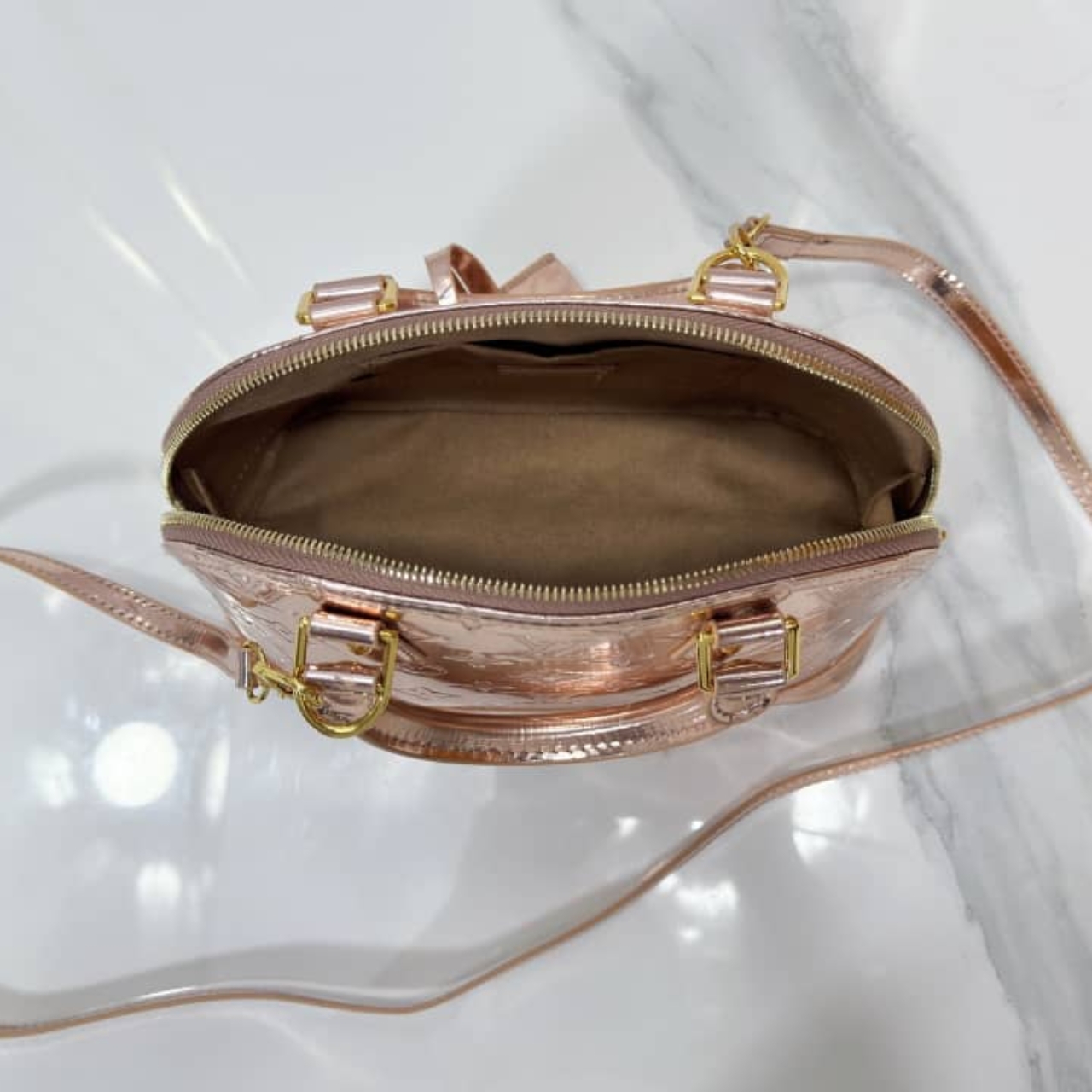 Louis Vuitton Alma BB Copper Gold 23Cm M27037 - Image 7