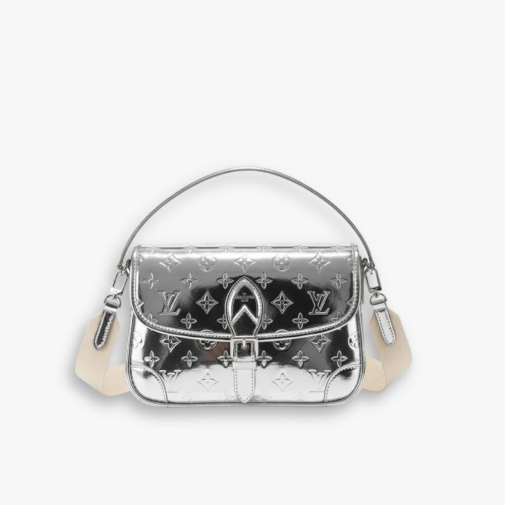 Louis Vuitton Diane Bag Monogram Miroir Silver 25Cm