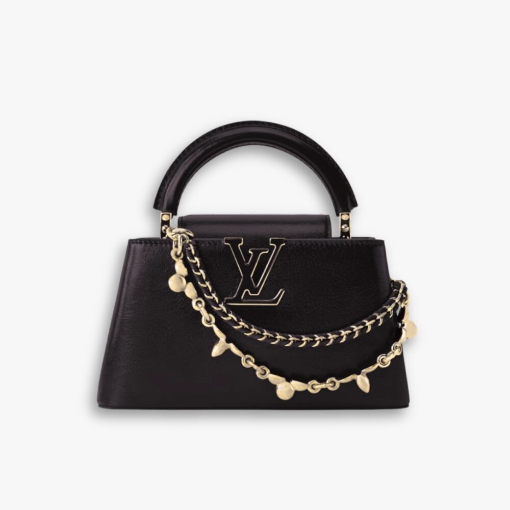 Louis Vuitton Capucines East West BB Black 26Cm M25492