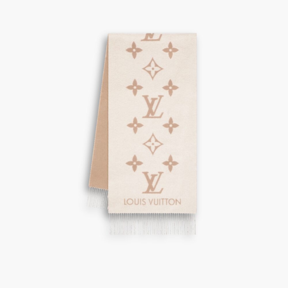 Louis Vuitton Reykjavik Scarf Beige 180Cm M78123