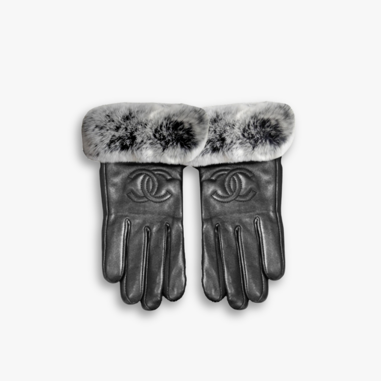 Chanel CC Signature Gloves Black