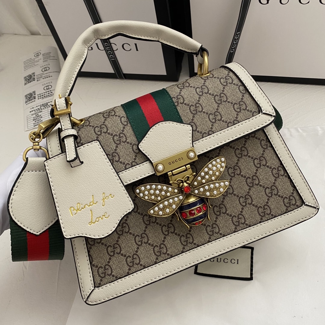 Gucci Queen Margaret GG Small Top Handle Bag White 25Cm 476541 9I6ST 9753 - Image 2