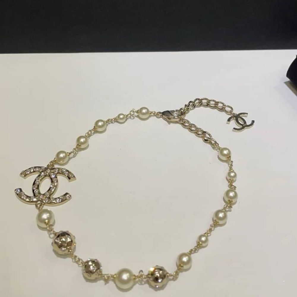 Alternative view of Chanel Pearl And Crystal Necklace