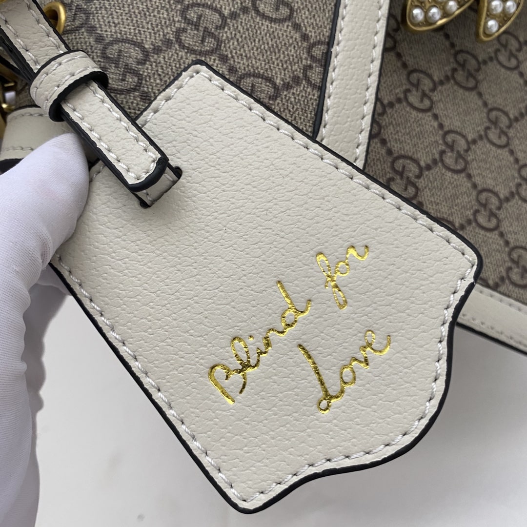 Gucci Queen Margaret GG Small Top Handle Bag White 25Cm 476541 9I6ST 9753 - Image 6