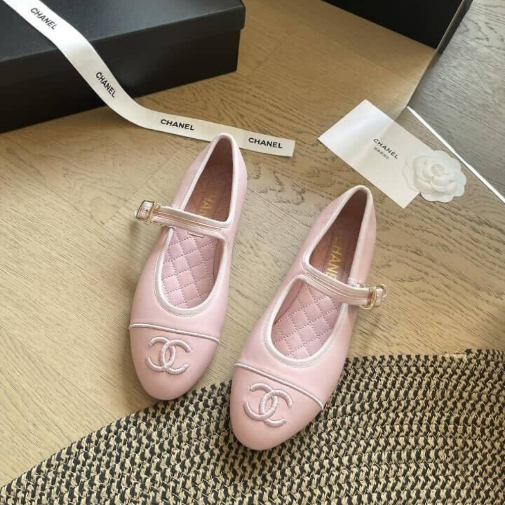 Alternative view of Chanel Mary Jane Ballet Flat Baby Pink