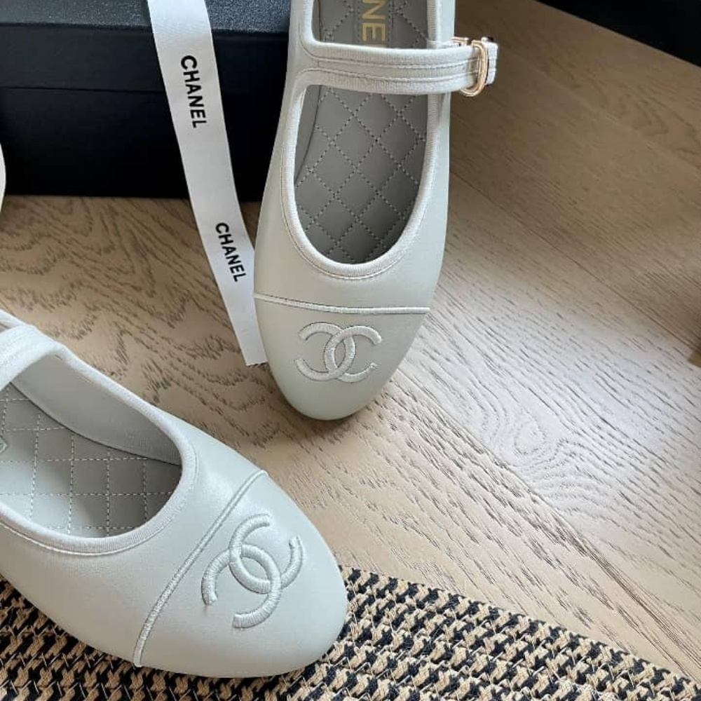 Chanel Mary Jane Ballet Flat Pure Light Blue - Image 4