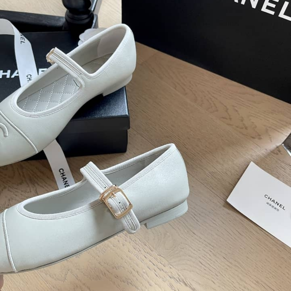 Chanel Mary Jane Ballet Flat Pure Light Blue - Image 6