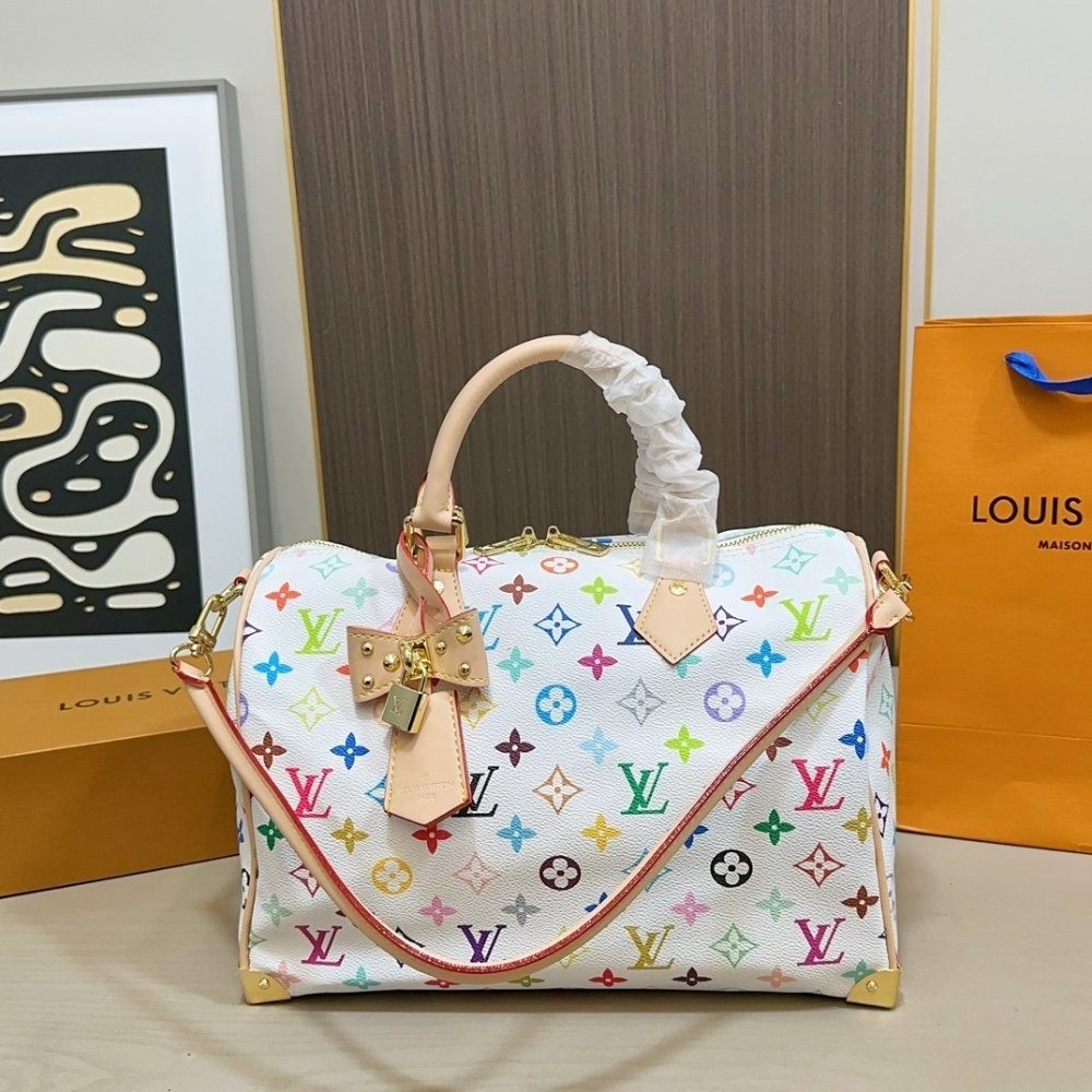 Alternative view of Louis Vuitton x Takashi Murakami Speedy Soft 30 Monogram Canvas 30cm M27789