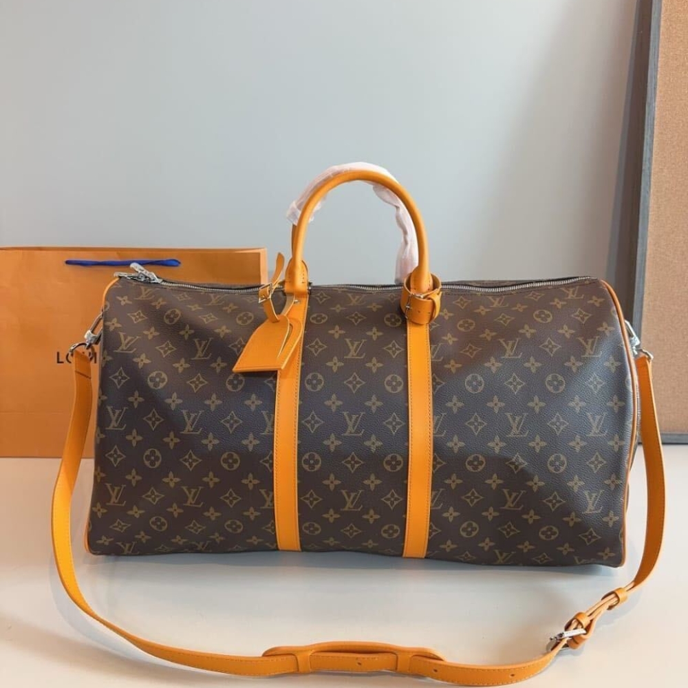 Alternative view of Louis Vuitton Keepall Bandoulière 50 Safran Yellow 57Cm M12634