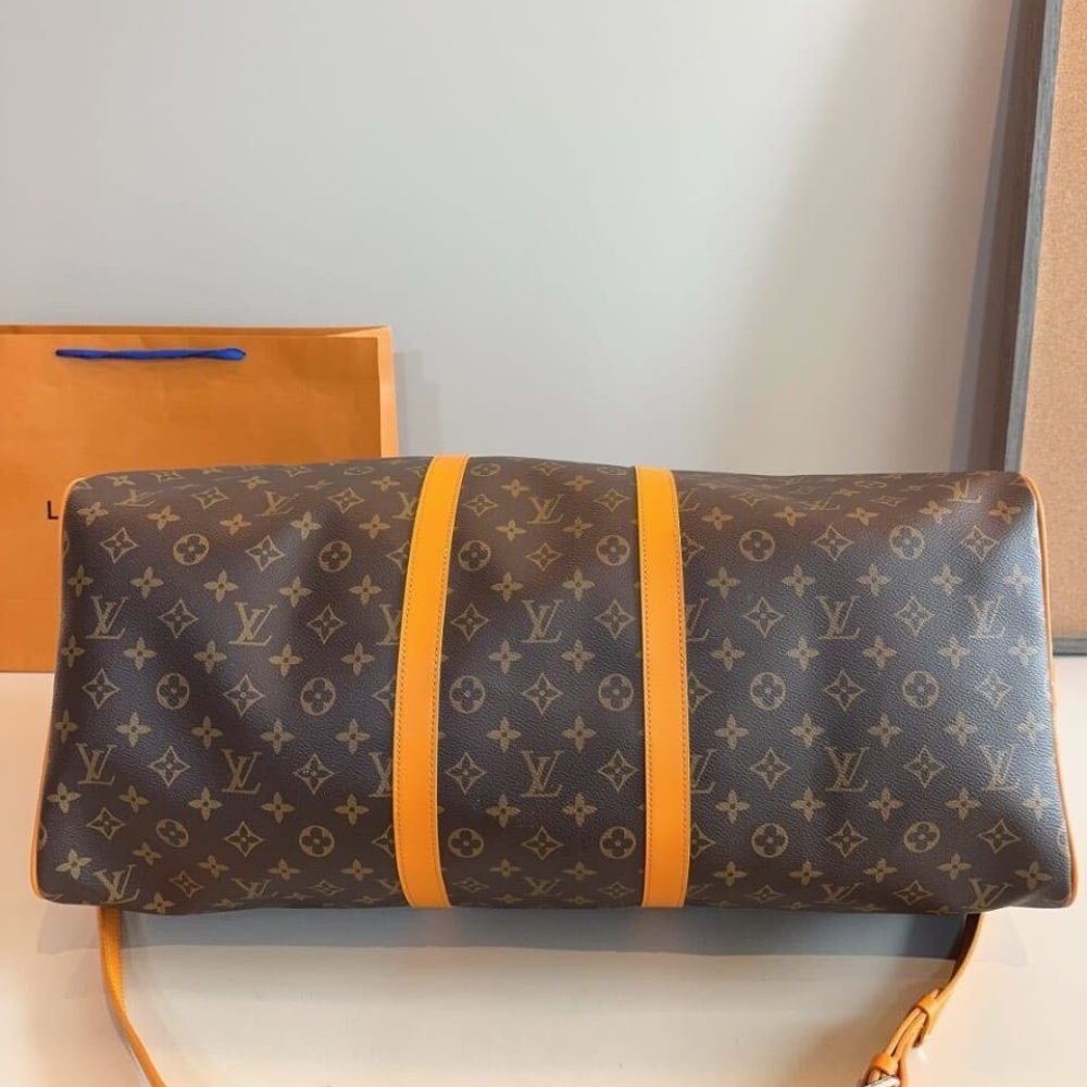 Louis Vuitton Keepall Bandoulière 50 Safran Yellow 57Cm M12634 - Image 3
