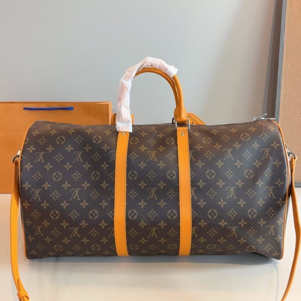 Louis Vuitton Keepall Bandoulière 50 Safran Yellow 57Cm M12634 - Image 4