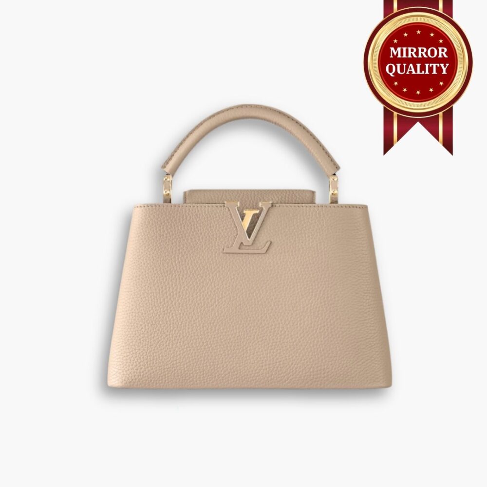 Mirror Quality - Louis Vuitton Capucines BB Bag Beige Galet 27Cm M94634
