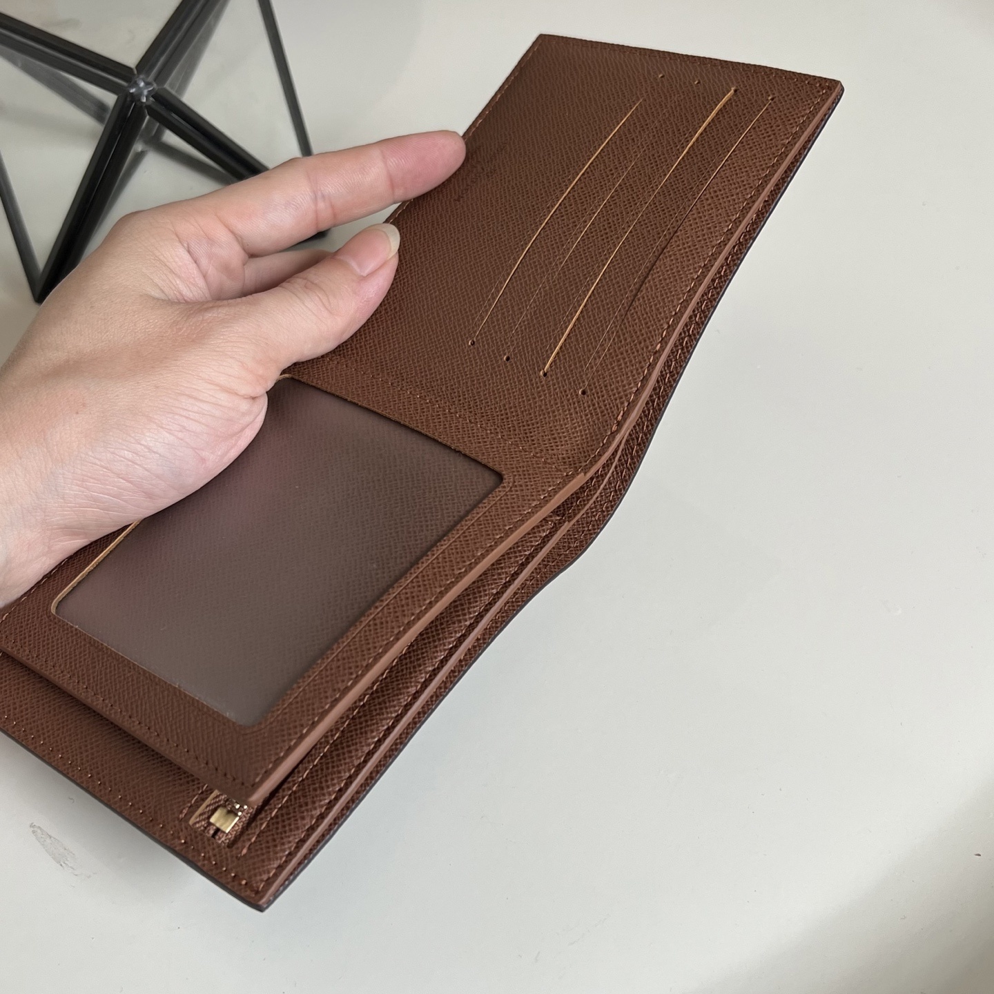 Louis Vuitton Amerigo Wallet Brown 12Cm - Image 7