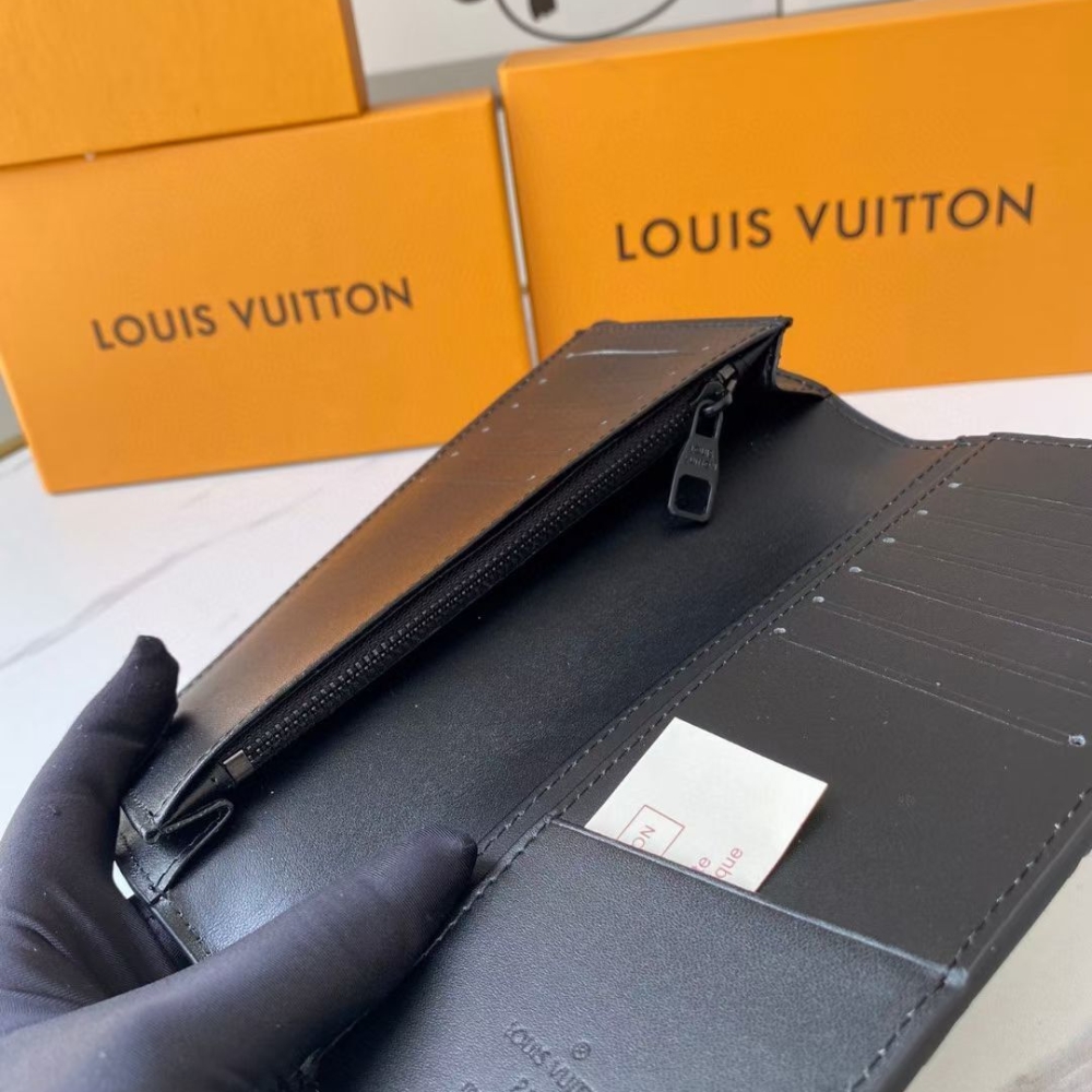 Louis Vuitton Brazza Wallet Black 19Cm M62900 - Image 8