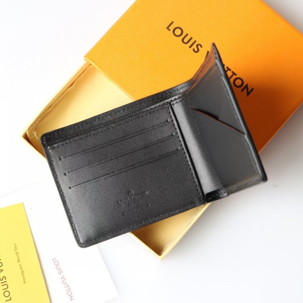 Louis Vuitton Multiple Wallet Black 11Cm M62901 - Image 5