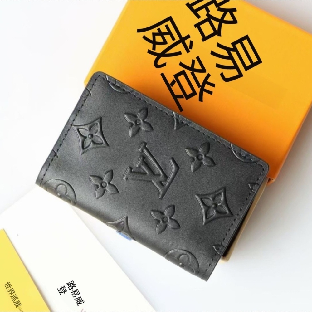 Louis Vuitton Pocket Organizer Wallet Black 11Cm M62899 - Image 3