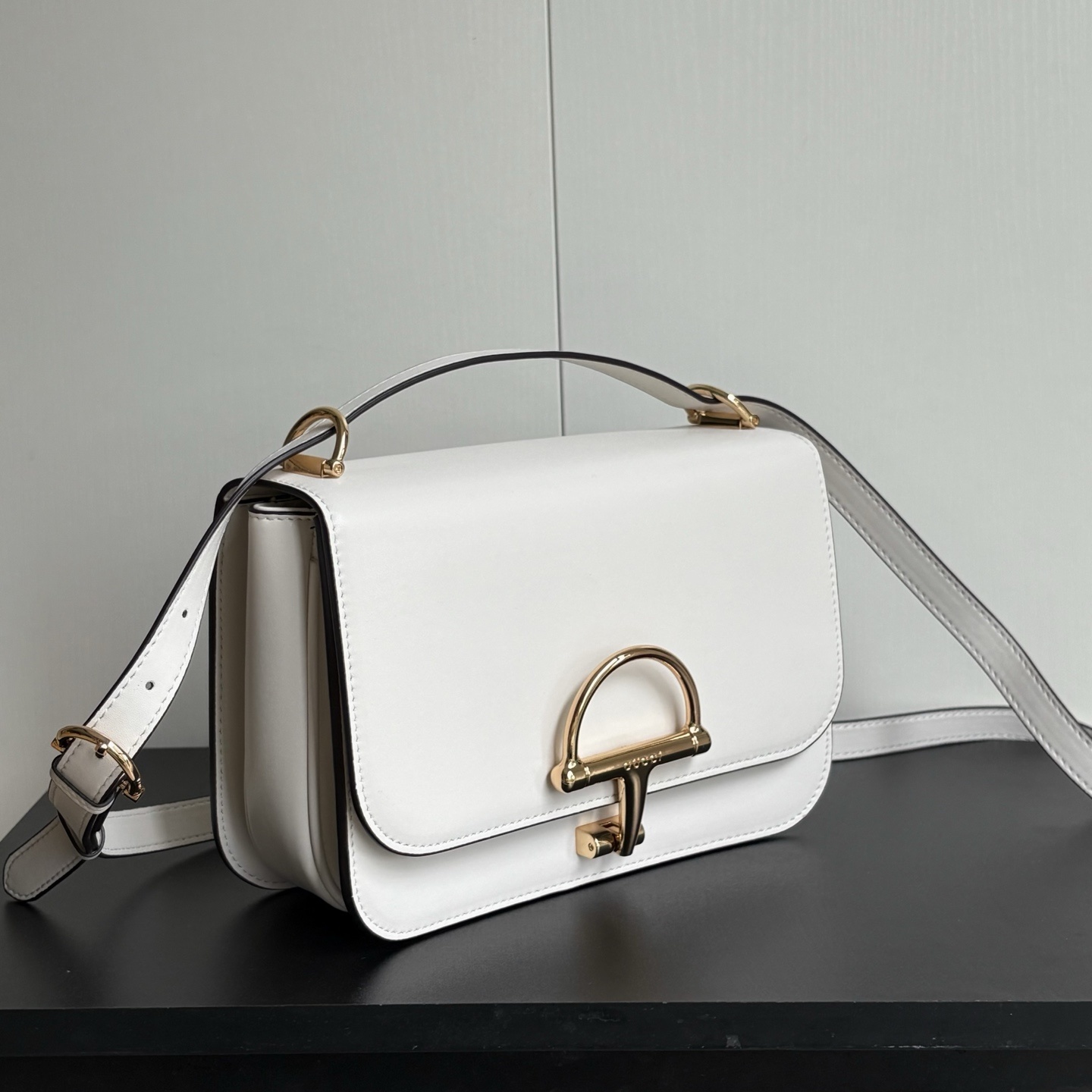 Gucci Siena Small Shoulder Bag Ivory Leather 22Cm 846705 AAFKB 9540 - Image 3