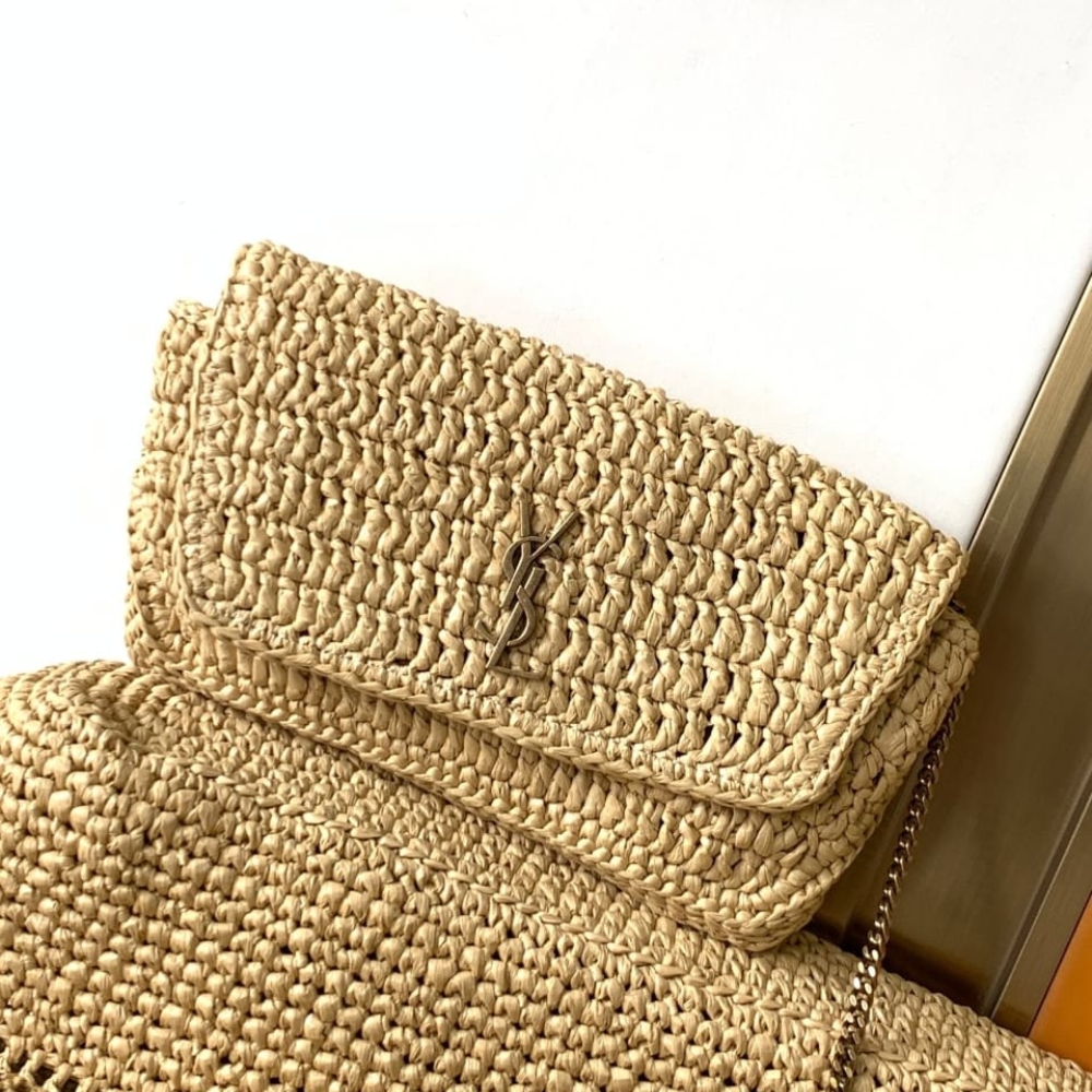 Super Vip 1:1 - Saint Laurent Icare In Raffia Natural 37cm 772191GAAEK2063 - Image 7